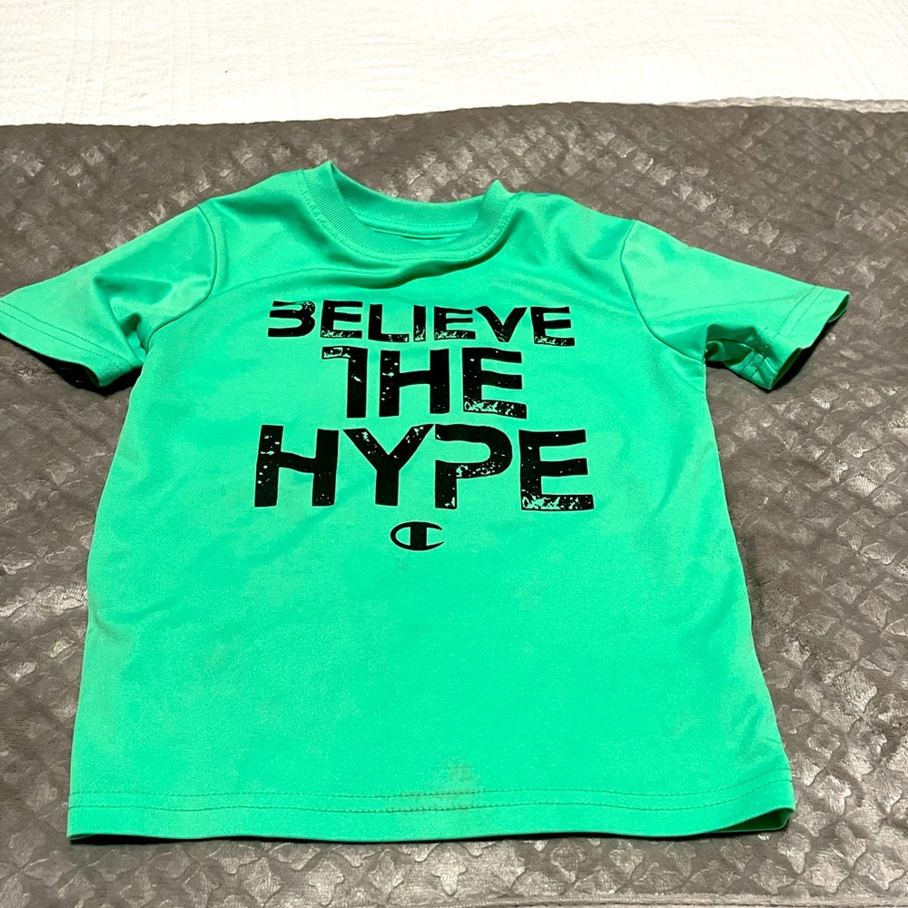 Green “ Believe the hype” Tee shirt